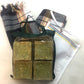 Geschenkpaket Aleppo Olivenseife Superior 4x Block 200gr >40% Lorbeeröl. In Originaltasche und Hammamtuch. Allepo Geschenkset
